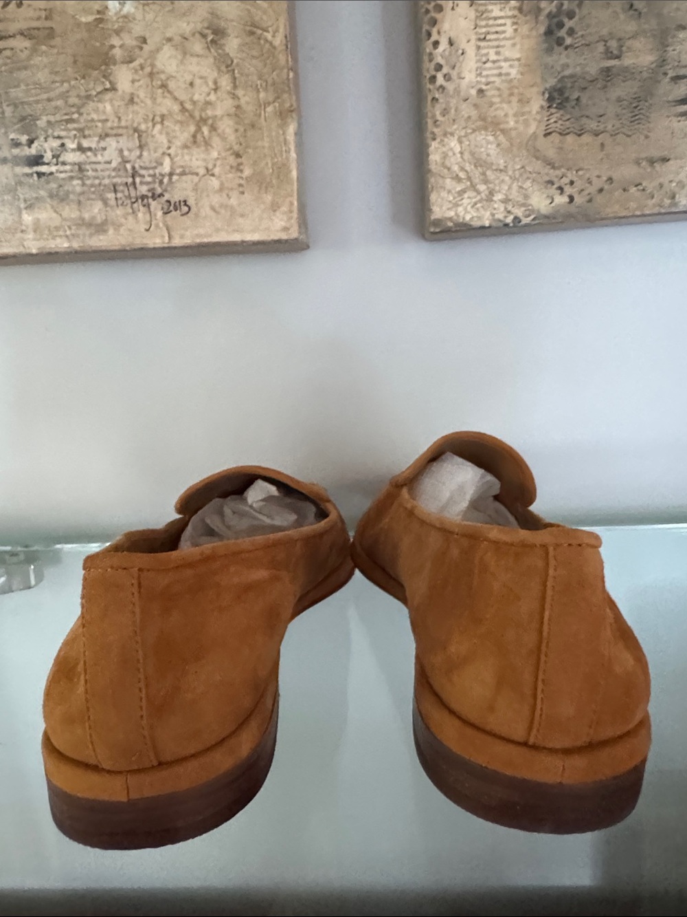 NWOT Vince Camuto Suede Loafers Size 39.5 - Picture 4 of 9